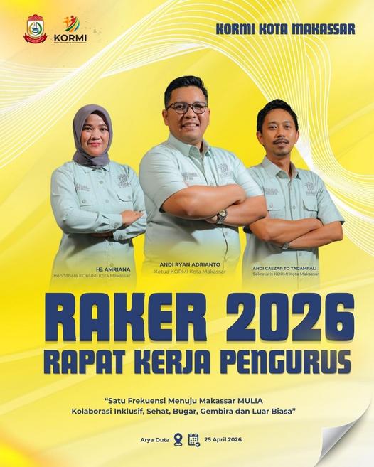 Sinkronisasi Energi Menuju Makassar Mulia: Raker KORMI Makassar 2026 sebagai Blueprint Gaya Hidup Aktif Masa Depan