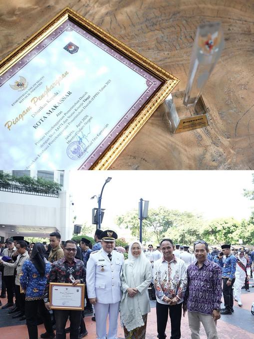 80.1% Tingkat Kepuasan Warga Atas Kinerja Pemkot Makassar,  Berwujud Penghargaan Skala Nasional