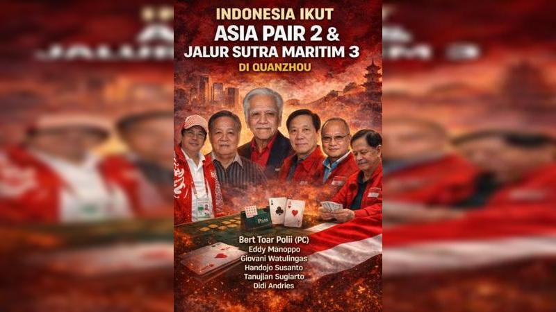 Tim Bridge Indonesia Siap Harumkan Nama Bangsa di Turnamen Jalur Sutra Maritim Quanzhou 2026