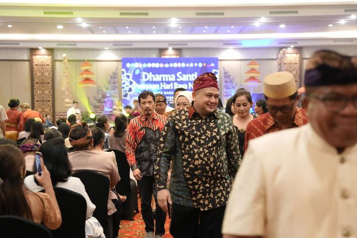 Wali Kota Makassar Hadiri Dharma Santi Nyepi, Tekankan Keberagaman Adalah Kekuatan Kota