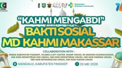 KAHMI Makassar Rayakan Milad ke-60, Gelar Bakti Sosial Kesehatan dan Tablig Akbar di Pangkep