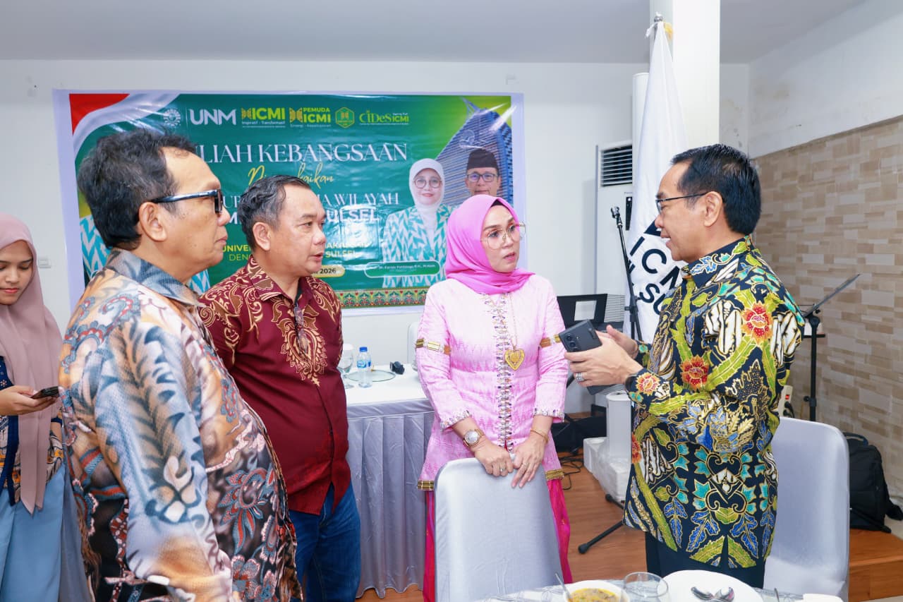 Hadiri Silakwil ICMI Sulsel, Bupati Barru Dorong Kolaborasi Riset untuk Percepat Pembangunan Daerah