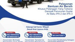 Perumda Air Minum Makassar Siagakan Mobil Tangki Gratis untuk Pelanggan Terdampak Penurunan Suplai Air
