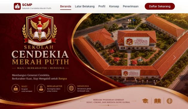 Pendaftaran Sekolah Cendekia Merah Putih Sulsel Resmi Dibuka, Targetkan Generasi Unggul Global