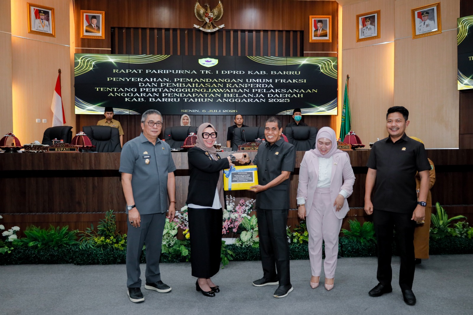 Bupati Barru Sampaikan Pertanggungjawaban APBD 2025, Kabupaten Barru Pertahankan Opini WTP ke-11 Berturut-turut