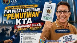 PWI Pusat Luncurkan Program Reaktivasi KTA, Ketua PWI Sulsel Sambut Positif Kebijakan Diskresi