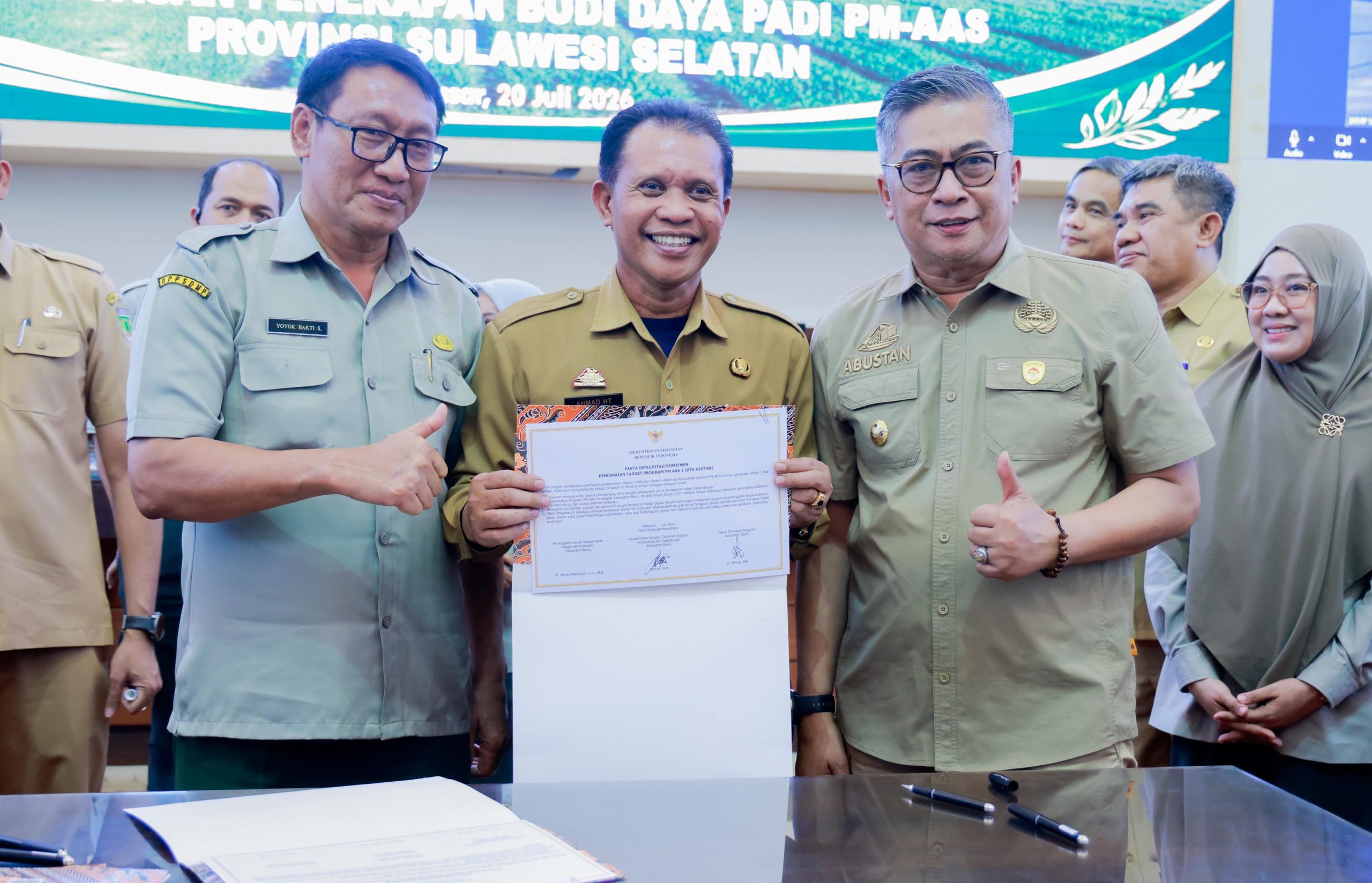 Barru Siap Garap 2.227 Hektare Sawah Modern, Wabup Tegaskan Komitmen Dukung Swasembada Pangan