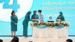 Ketua TP PKK Makassar Perkuat Komitmen Pembangunan Keluarga di Puncak HKG Nasional ke-54