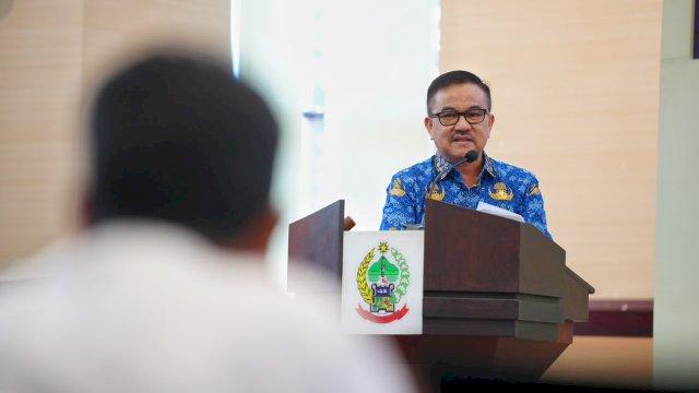 Sekda Sulsel Pimpin Rakor PM-AAS, Targetkan Swasembada Pangan Nasional Melalui Modernisasi Pertanian