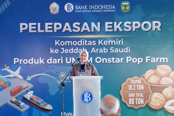 UMKM Luwu Tembus Pasar Arab Saudi: Wagub Sulsel Pimpin Pelepasan Ekspor 10,2 Ton Kemiri