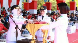 Upacara HUT ke-81 RI di Barru Khidmat, Bupati Andi Ina Pimpin Pengibaran Sang Merah Putih