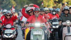 Konvoi Merah Putih Semarakkan HUT ke-81 RI, Ribuan Warga Barru Tumpah ke Jalan