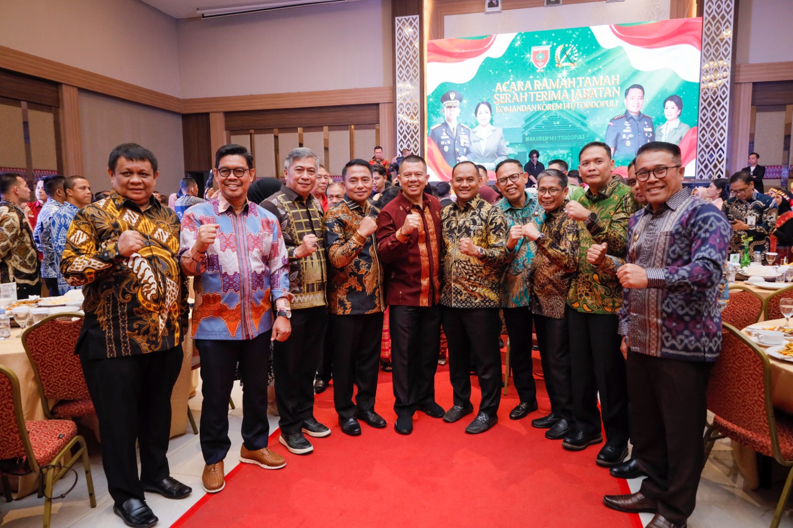 Wabup Barru Hadiri Sertijab Danrem 141/Toddopuli, Dorong Penguatan Sinergi TNI dan Pemda