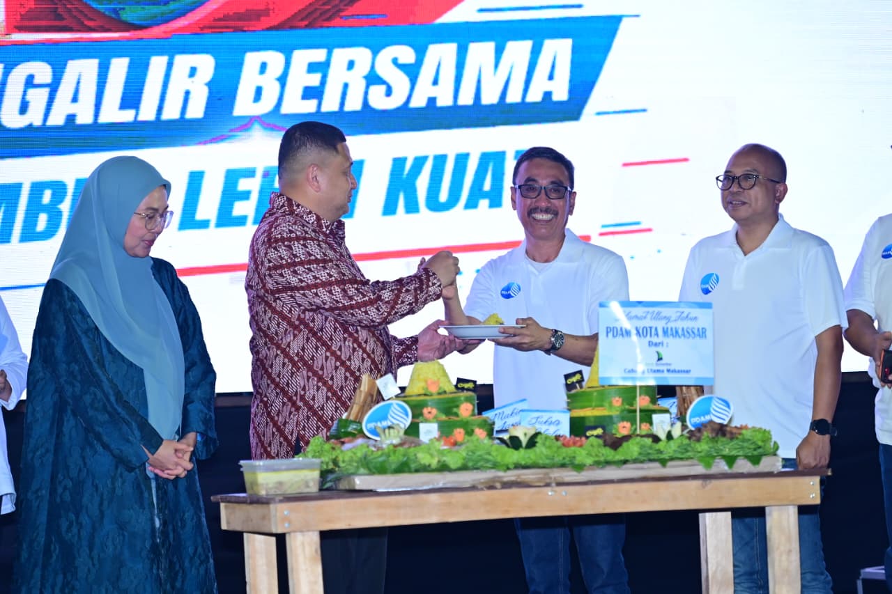 HUT ke-102 Perumda Air Minum Makassar, Munafri Minta Pegawai Fokus Besarkan Perusahaan