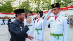 Andi Sudirman Kukuhkan 73 Anggota Paskibraka Sulsel untuk Upacara HUT ke-81 RI