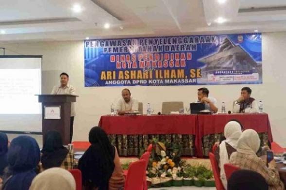 Ari Ashari Ilham Tekankan Pentingnya Pengawasan demi Pemerataan Pendidikan di Makassar
