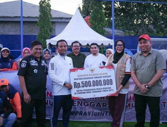 Gubernur Sulsel Kirim Rp500 Juta dan Tim Medis untuk Bantu Korban Gempa NTT