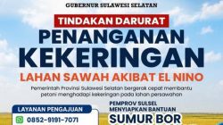 Hadapi Ancaman El Nino, Gubernur Sulsel Percepat Program Pompanisasi di Lahan Pertanian