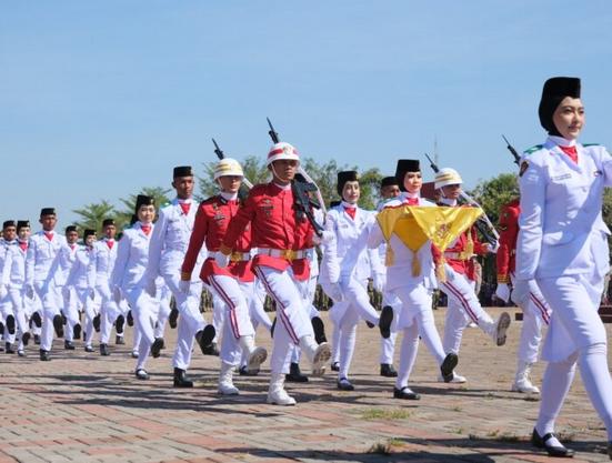 Paskibraka Gowa sukses kibarkan bendera di HUT ke-81 RI, Bupati beri apresiasi tinggi