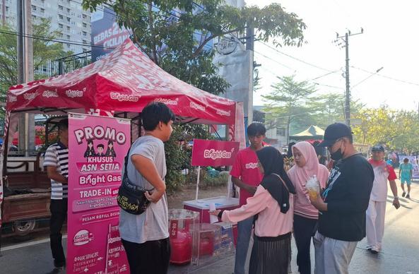 Pertamina Gencarkan Edukasi BrightGas di CFD Makassar, Pastikan Subsidi LPG 3 Kg Tepat Sasaran