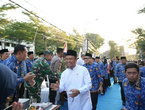 Ribuan Peserta dari 38 Provinsi dan 79 Instansi Ikuti Defile MTQ KORPRI VIII di Makassar