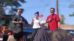 Semarak Kemerdekaan Ke-81: Pedagang Pasar Senggol Makassar Gelar Senam Bersama, Ratusan Warga Turut Bergoyang