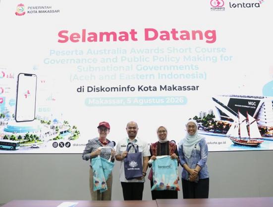 Transformasi Digital Lontara+ Makassar Jadi Lokus Studi Peserta Australia Awards
