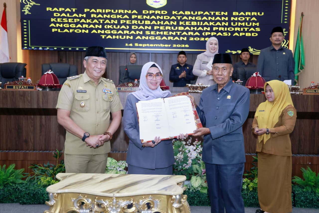 Bupati Barru dan DPRD Sepakati Perubahan KUA-PPAS APBD 2026