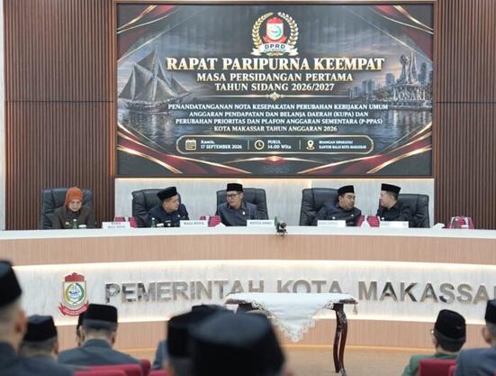 DPRD dan Pemkot Makassar sepakati KUPA-PPAS Perubahan 2026 dengan catatan khusus