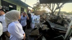 Gerindra Makassar Salurkan Bantuan Sembako untuk Korban Kebakaran Asrama Kodam Mattoangin