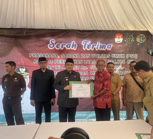 Makassar Perkuat Aset Publik: 18 Perumahan Serahkan PSU Senilai Rp578,6 Miliar