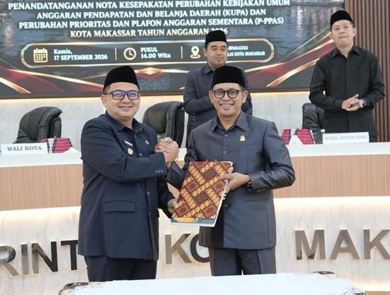 Pemkot dan DPRD Makassar Sepakati Perubahan KUPA-PPAS 2026 untuk Percepatan Pembangunan