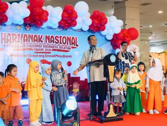 Peringati Hari Anak Nasional ke-42, TP PKK Sulsel tekankan pentingnya ketahanan keluarga bagi anak