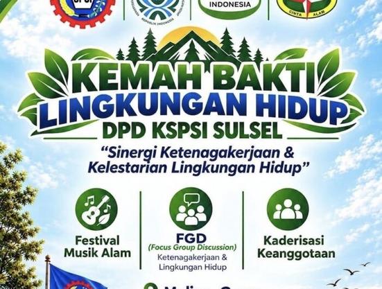 Sinergi buruh dan lingkungan, KSPSI Sulsel gelar Kemah Bakti di Malino