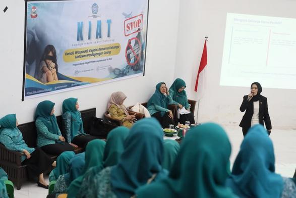 TP PKK Makassar Edukasi Ratusan Kader Perkuat Ketahanan Keluarga Cegah Perdagangan Orang