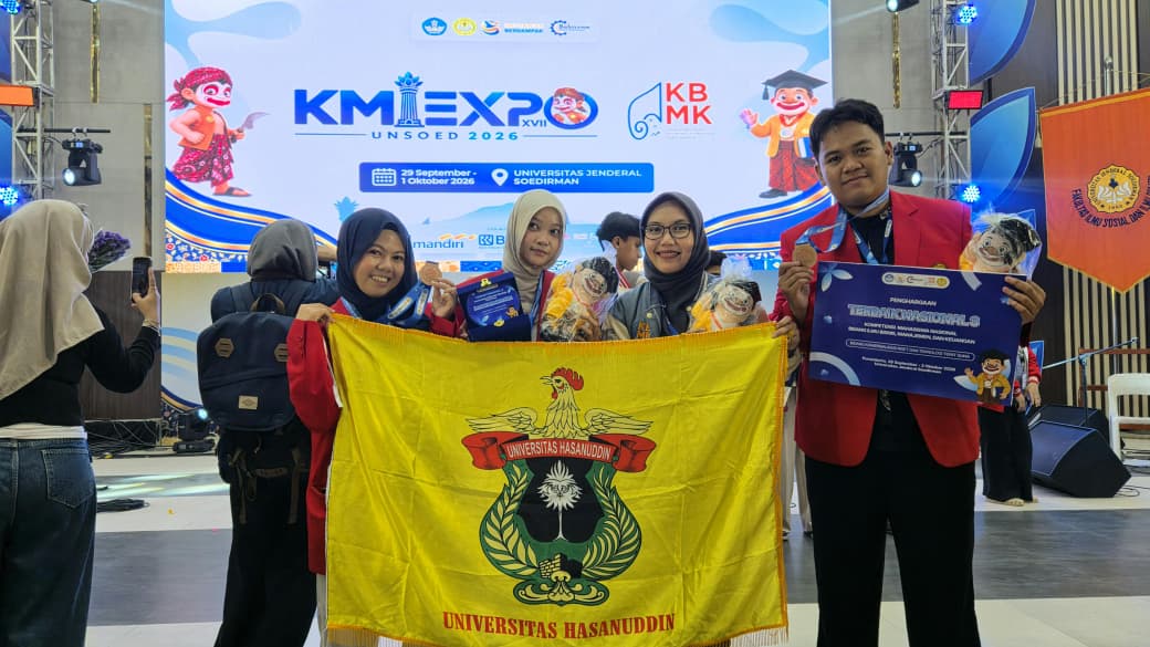 Mahasiswa Unhas Sabet Juara 1 dan 3 Nasional di Ajang Kompetisi Bisnis, Manajemen, dan Keuangan 2026
