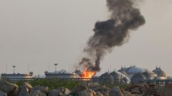 Kompleks Saudi Aramco Terbakar Usai Serangan Rudal Houthi di Dhahran