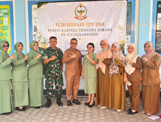 Lawan kanker serviks, Dinkes Luwu Utara dan Persit gelar deteksi dini massal