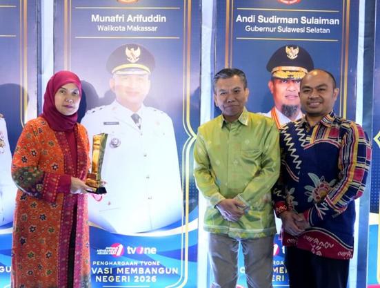 Program Makassar Berjasa sabet penghargaan nasional kategori inovasi membangun negeri