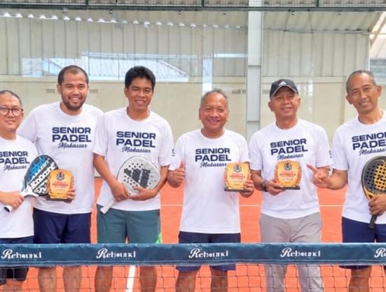 Turnamen Senior Padel Makassar di REBOUND: Adu Taktik dan Konsistensi Para Tokoh Senior